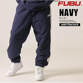 ✨美品✨ FUBU ナイロン ジャージ セットアップ ネイビー Lサイズ FUBU フブ ナイロン セットアップ ジャージ | Pay ID